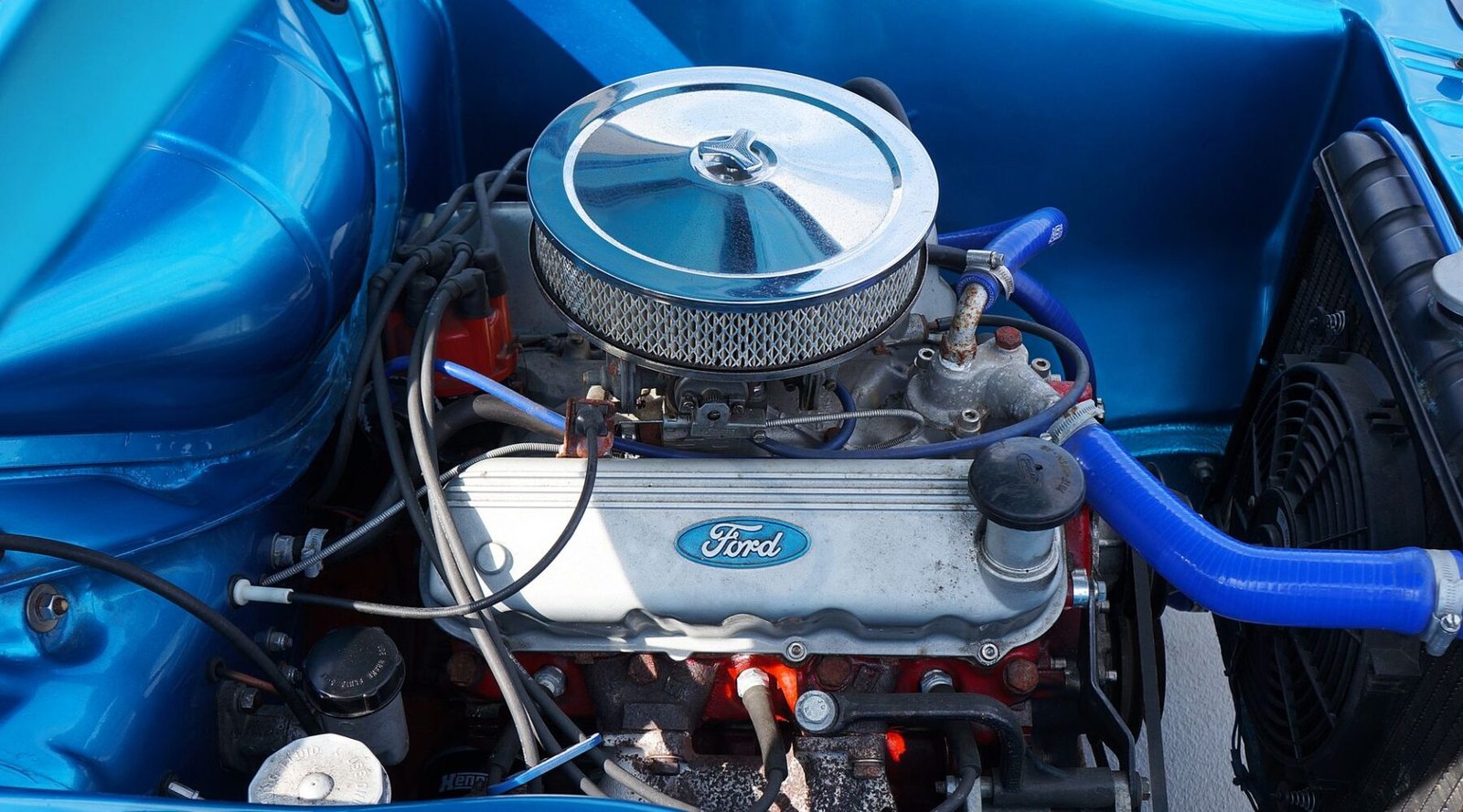 Blue Devil radiator flush for optimal engine performance